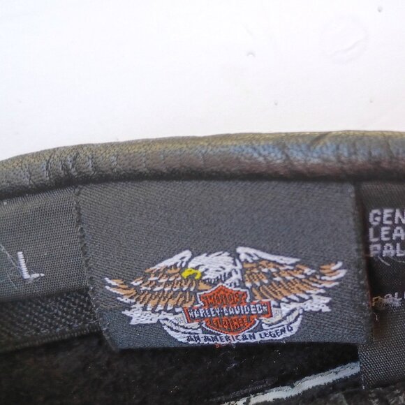 HARLEY DAVIDSON Women Leather Gloves Size Large - Picture 5 of 6